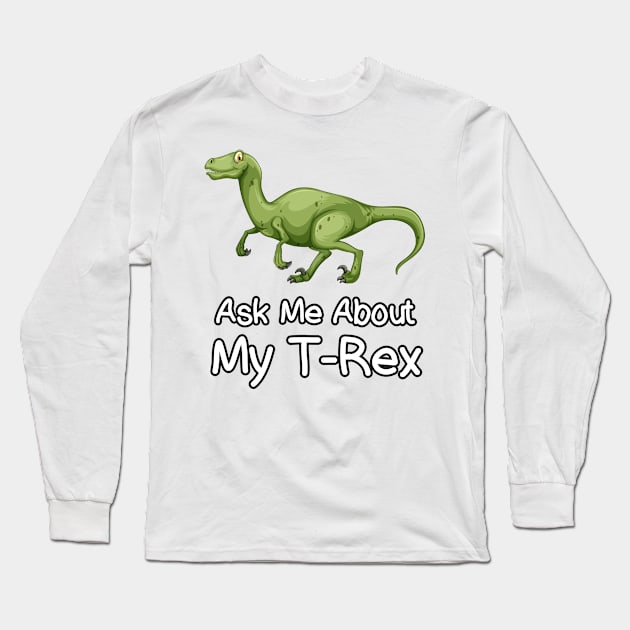 Types Of Dinosaurs - Dinosaur Boys Girls Long Sleeve T-Shirt by chrizy1688